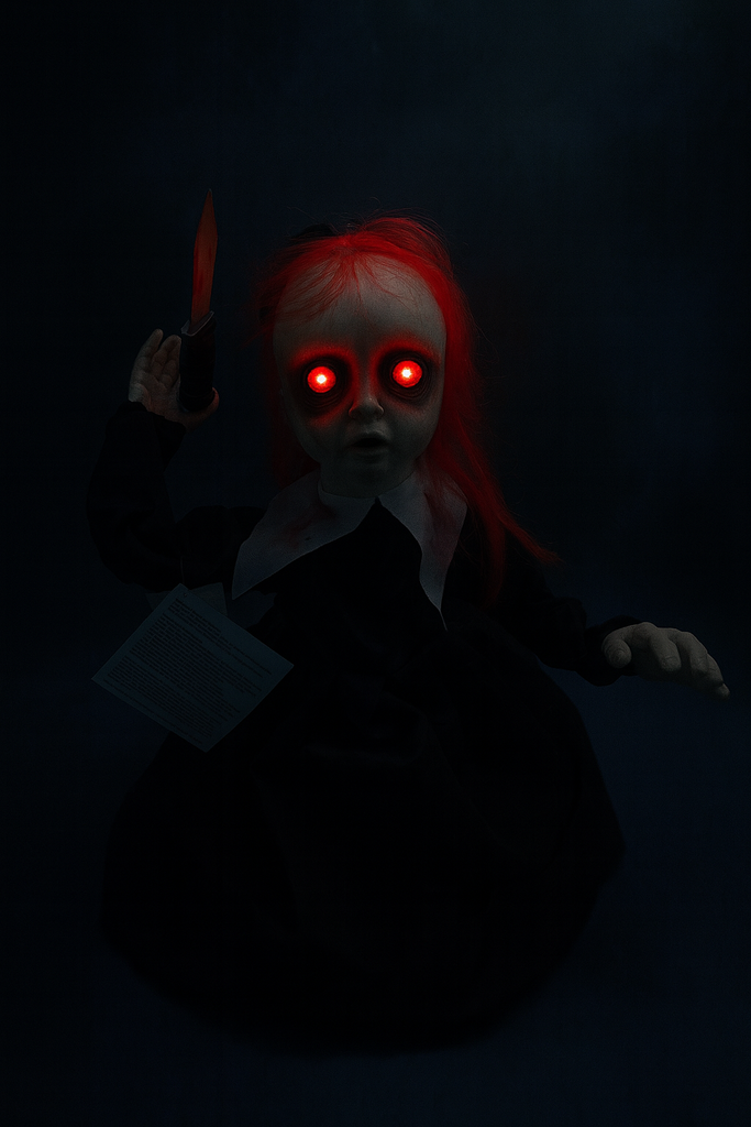 Deko Halloween "Pop up Girl", 75x40x53cm