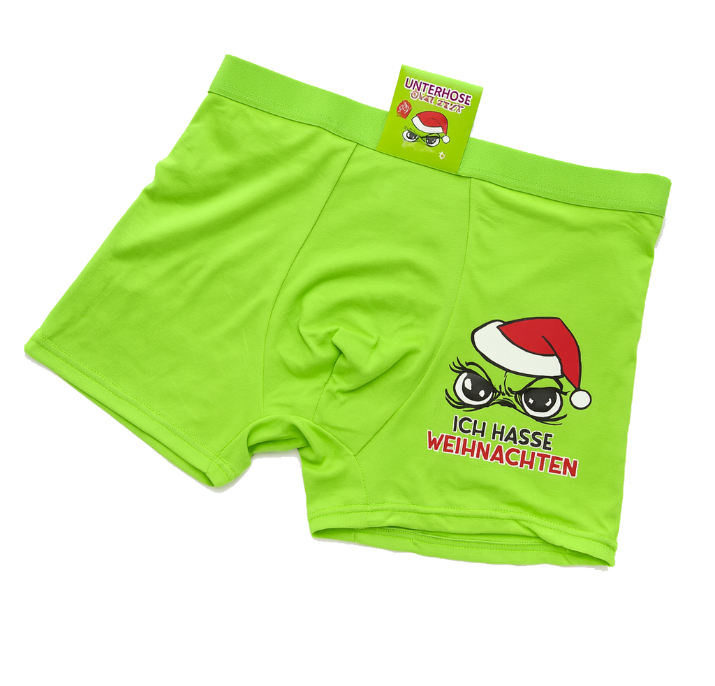 Unterhose "Festtagsmuffel", 3 Größen M - XL