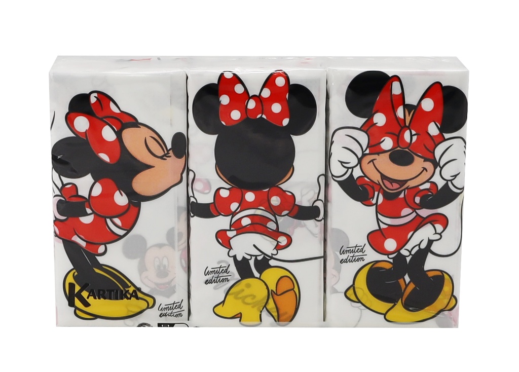 Mickey & Minnie Taschentücher 6er Pack 4lg. foto2