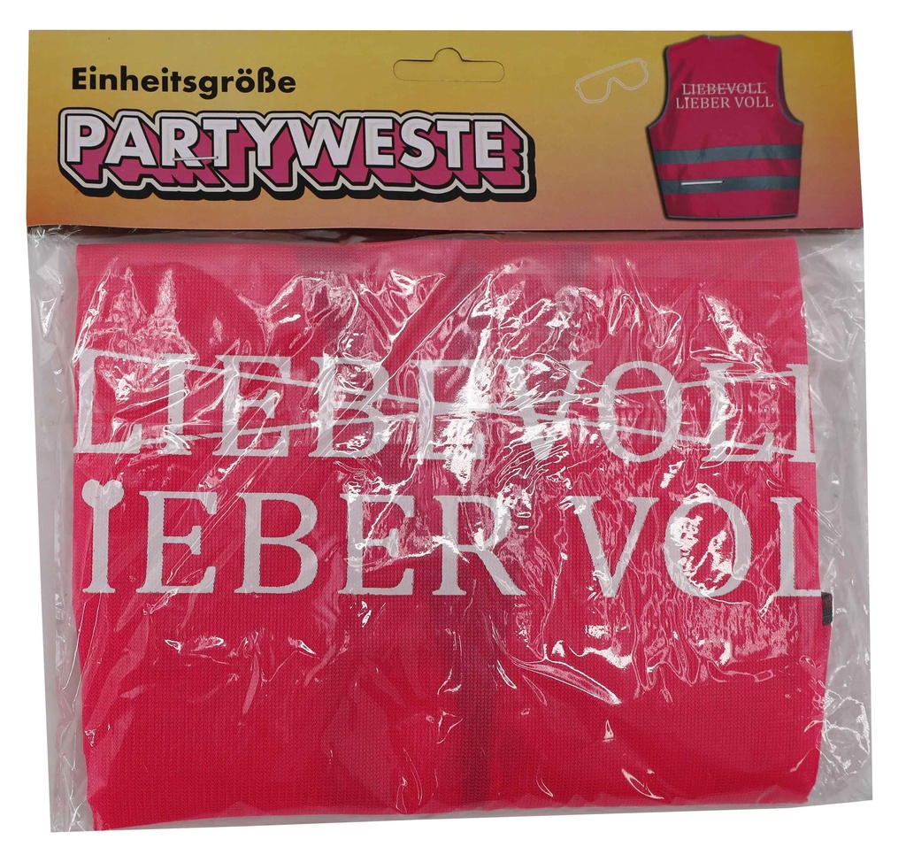 Warnweste "Malle-Party", Einheitsgröße, 3 Designs, 2 Farben Foto 3