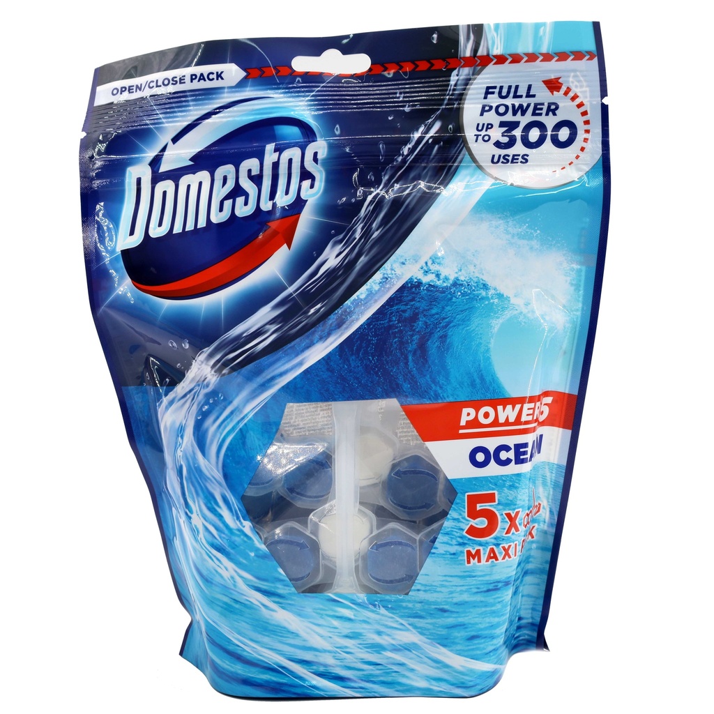 Domestos Power 5 Wc Steine 5x55gr Ocean