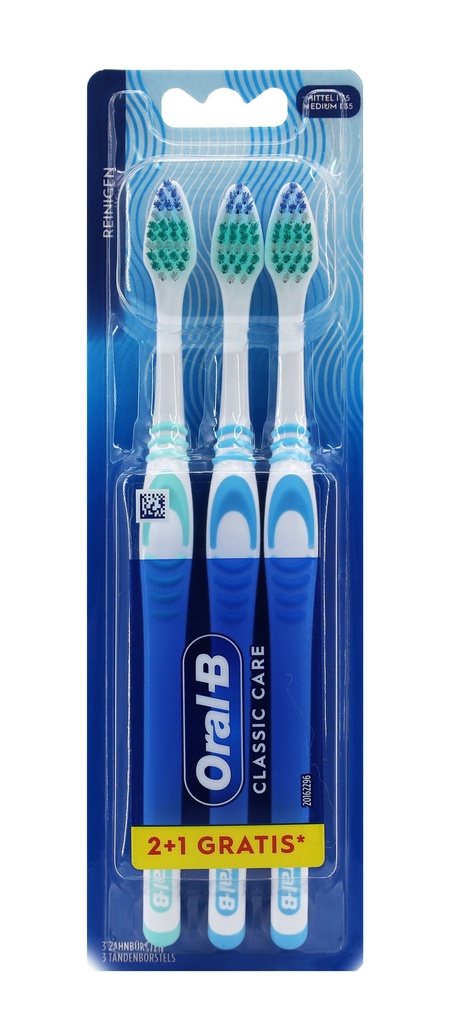 Oral-B Zahnbürste 3Stück Classic Care 35 Medium 2+1