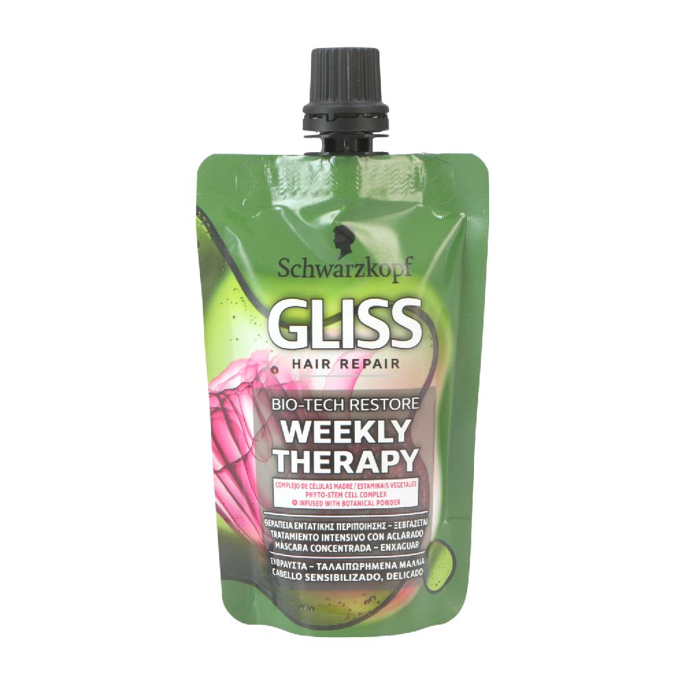 Gliss Hair Hairspa Ultimate Repair Weekly Therapy 50ml Bio-Tech Restore 