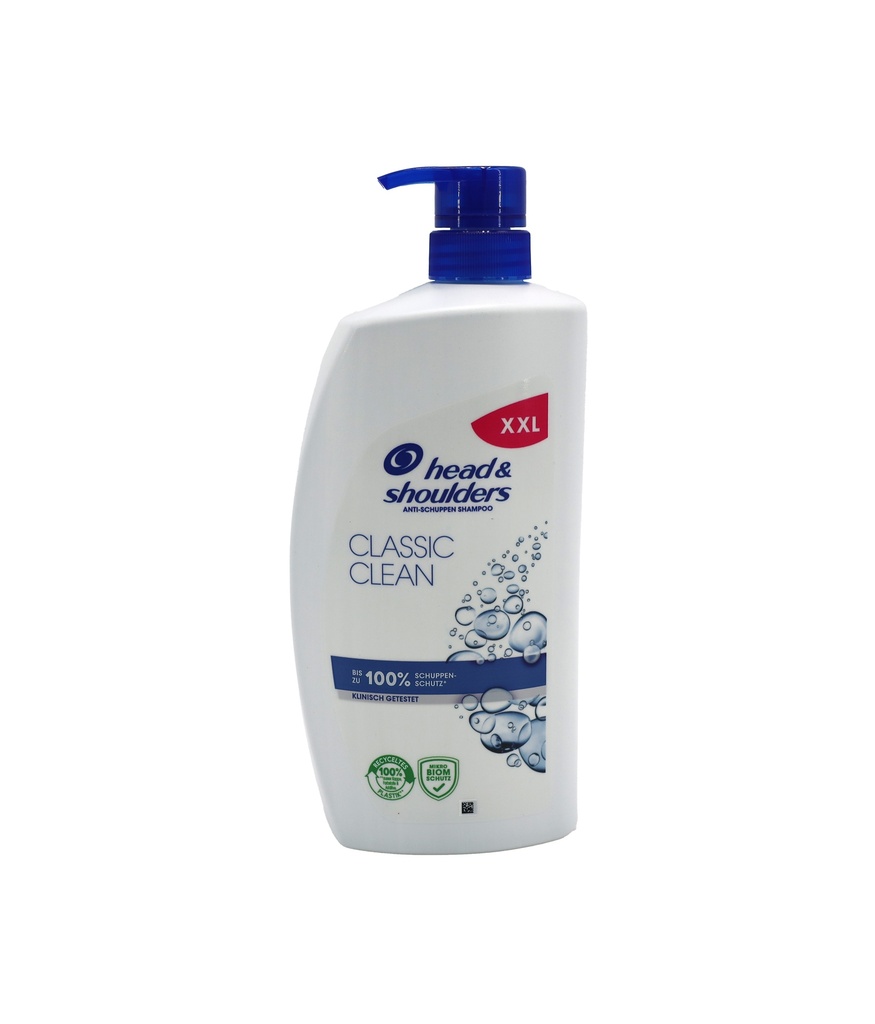 Head&Shoulders Shampoo 900ml Pump Classic Clean