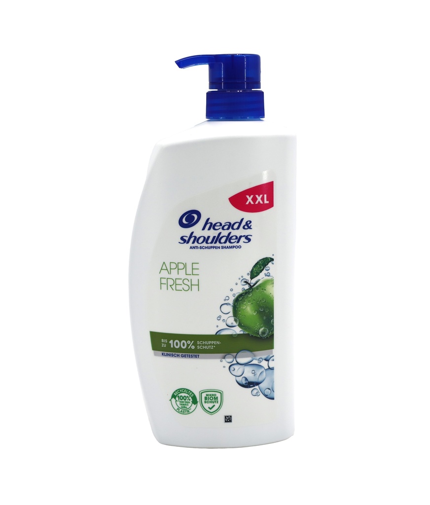 Head&Shoulders Shampoo 900ml Pumpflasche Apple Fresh