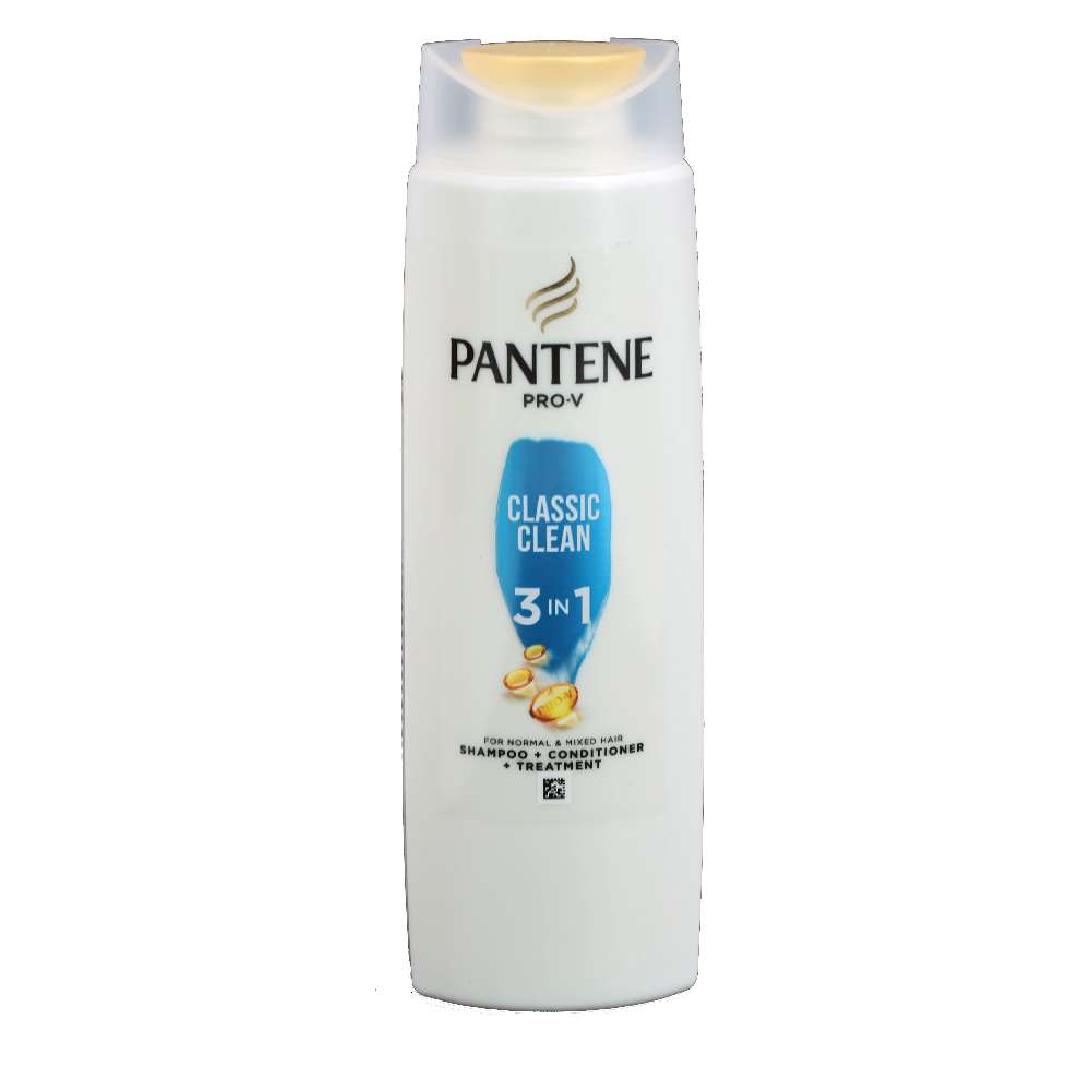 Pantene Shampoo 225ml 3in1 Classic Clean