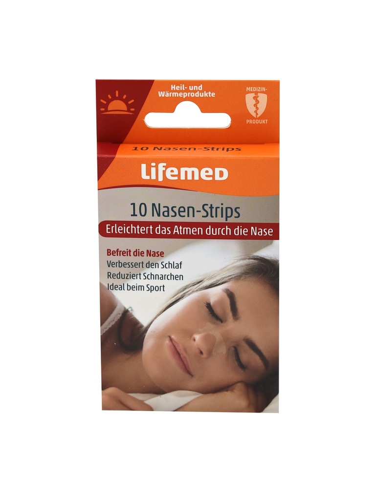 10er "Lifemed" Nasen-Strips 2 cm x 65 cm