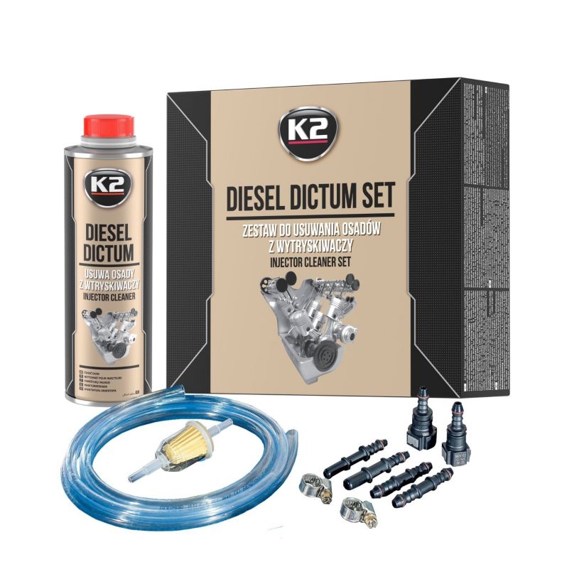 K2 DIESEL DICTUM 500ML SATZ SET FÜR DIE REINIGUNG VON INJEKTOREN