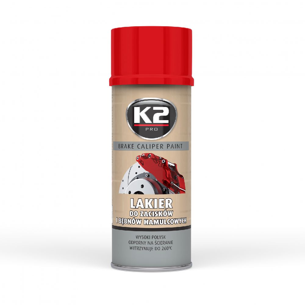 K2 Bremssattellack Spray 400ml ROT