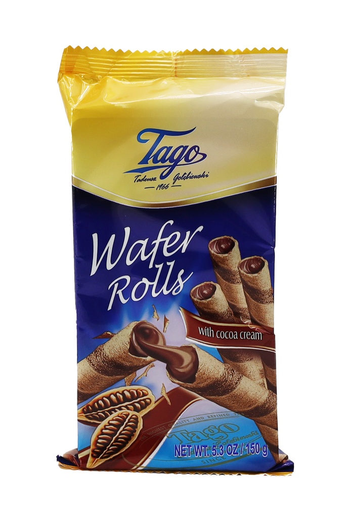 Tago Kekse 150gr Wafer Rolls With Cacao Cream