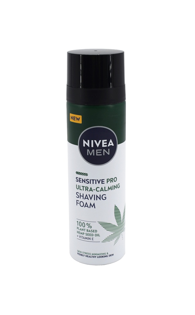 NIVEA MEN Sensitive Pro Rasierschaum mit Hanföl 200ml 