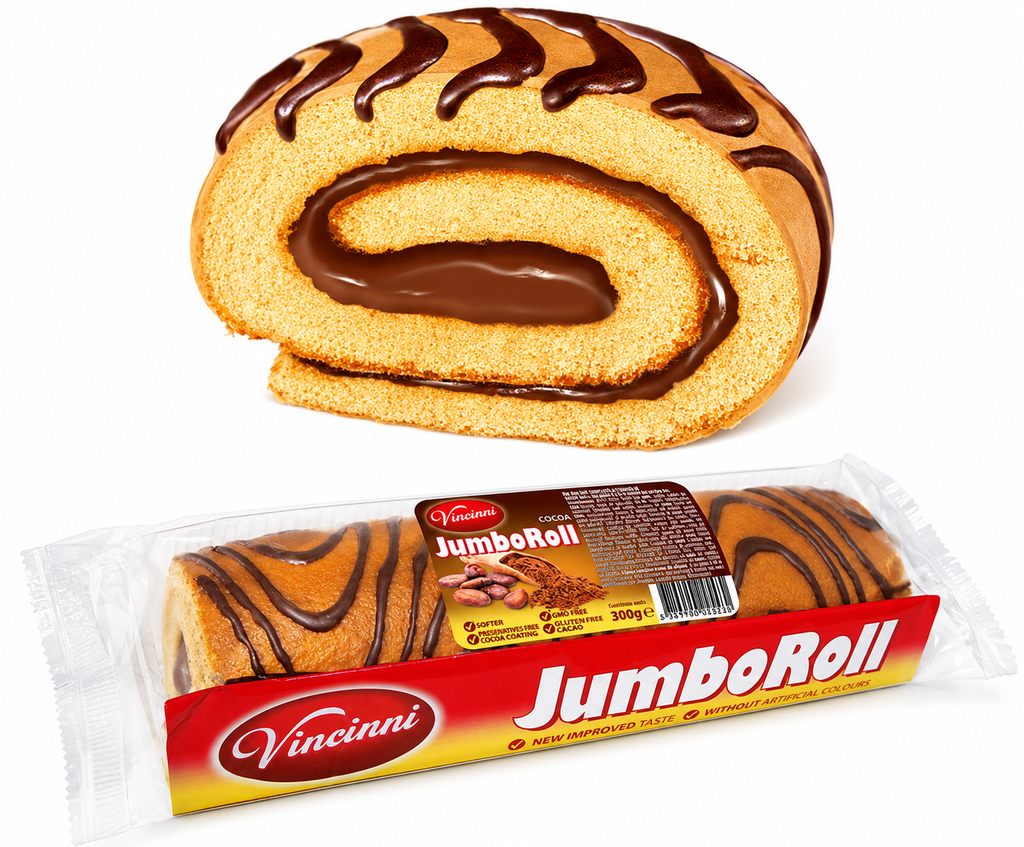 Jumbo Swiss Roll Kakao Choco 300g