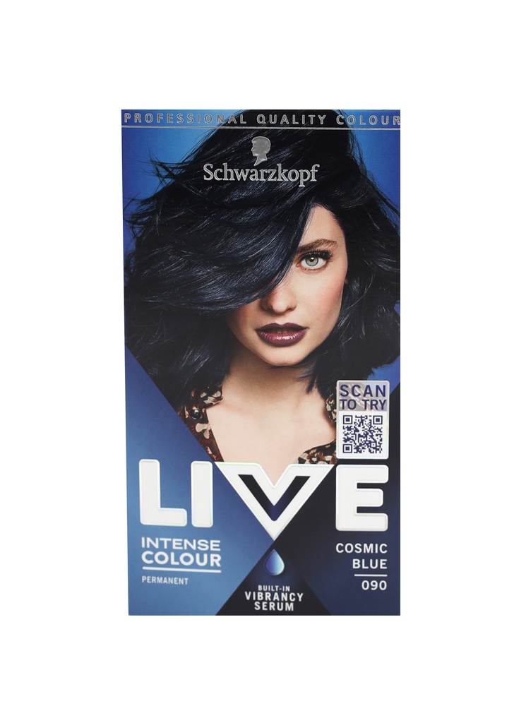 Schwarzkopf Live Intense Colour Haarfarbe 090 Cosmic Blue