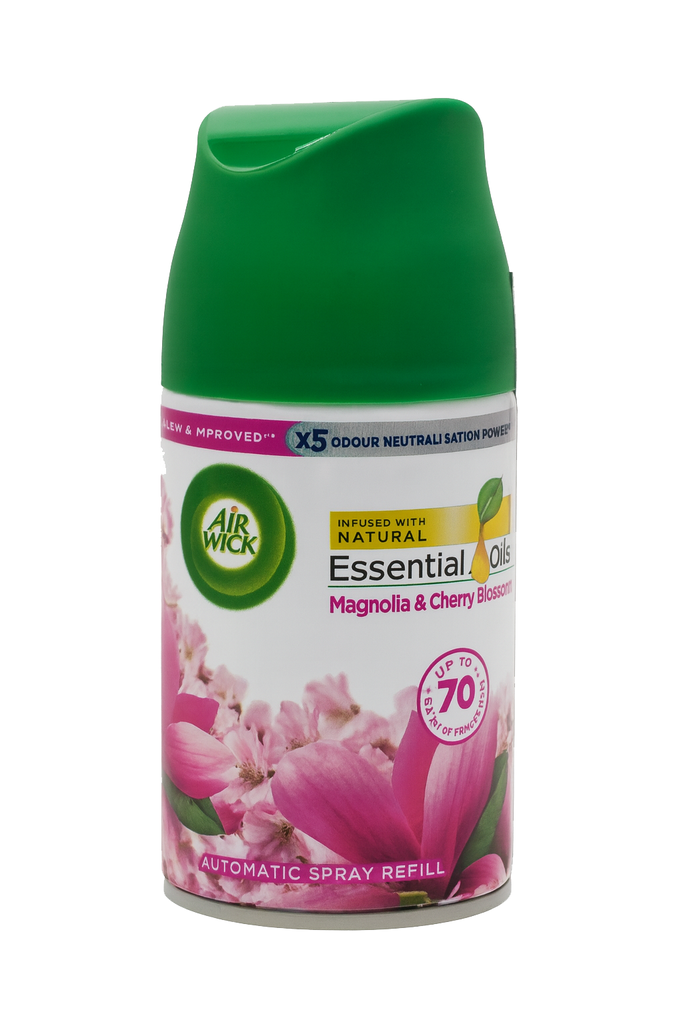 AirWick Lufterfrischer Freshmatic Magnolie & Kirschblüte Nachfüllpack, 250 ml