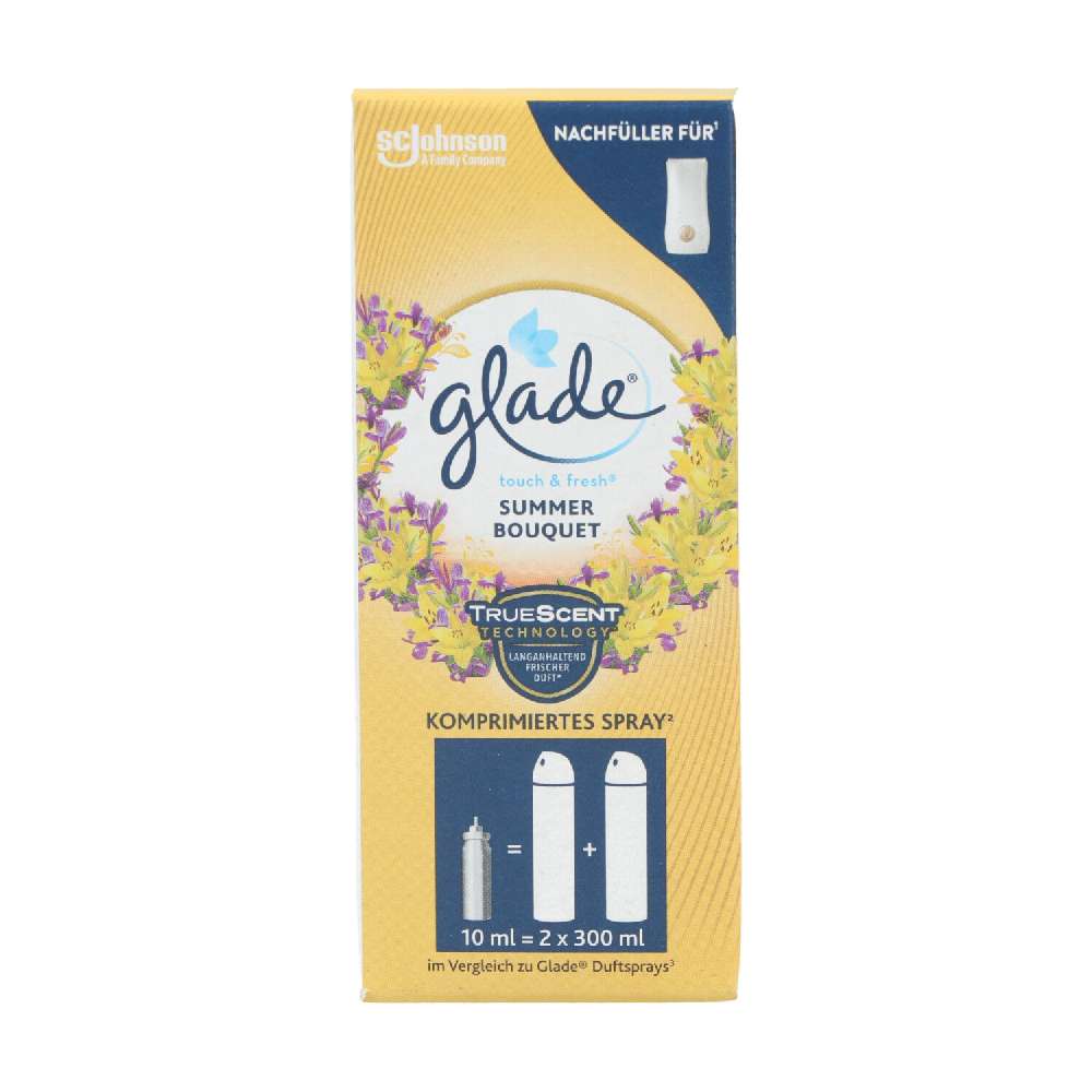 Glade touch & fresh Mini-Duftspray Nachfüller 10ml Summer Bouquet