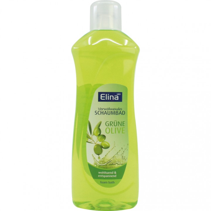 Bad Schaumbad Elina 1000ml grüne Olive