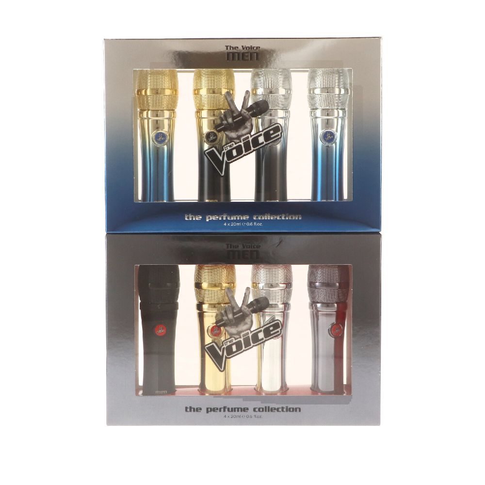 The Voice Geschenkset EDT 4x20ml For Men Classic