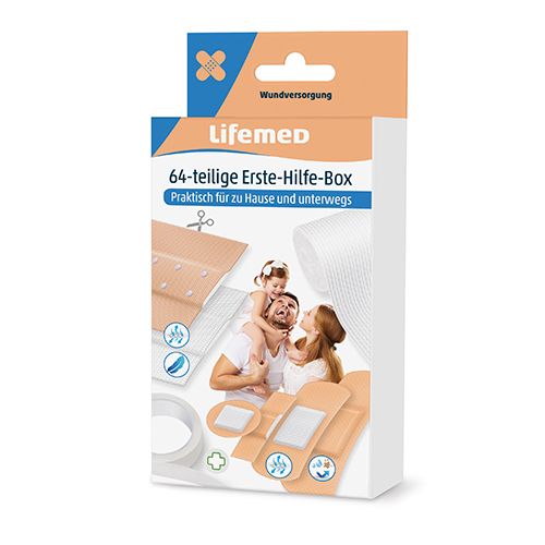 Lifemed" Erste-Hilfe-Box 64-teilig