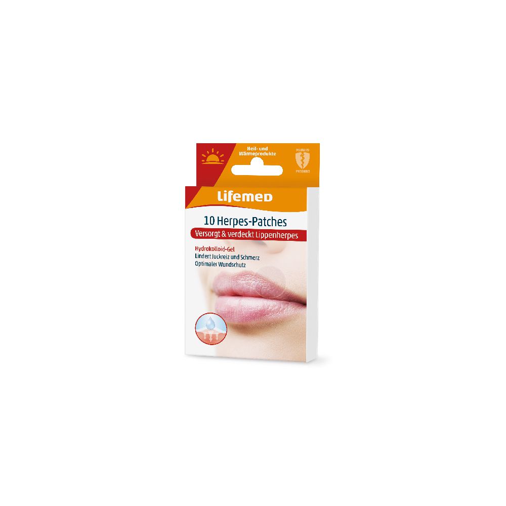 Lifemed Herpes-Patches transparent, 10er. 