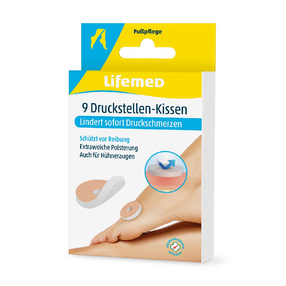 Lifemed Druckstellen-Kissen hautfarben, 9er