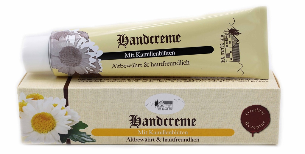 Handcreme 100ml - Tube - mit Kamillenblüten