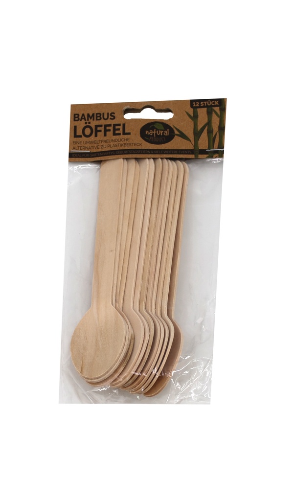 Einwegbesteck Löffel 16cm 12er