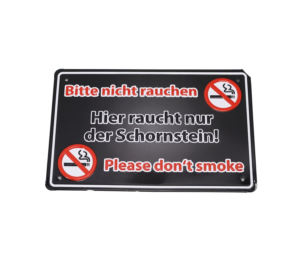 Blech-Schild