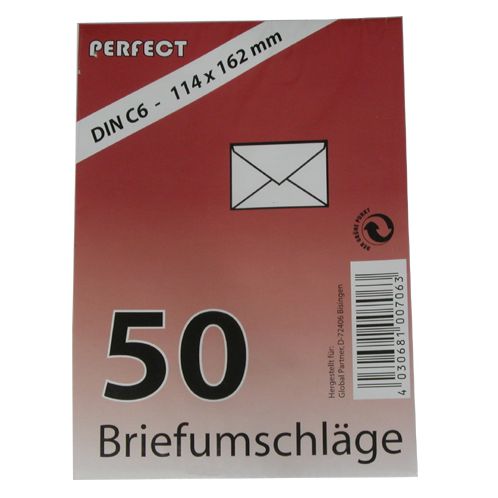 Briefumschlag 50 Stk c6 