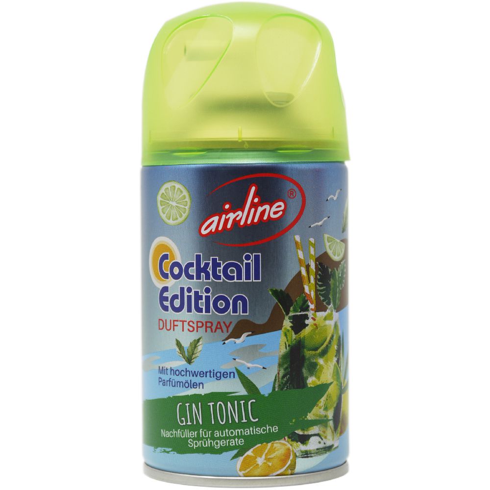 airline Cocktail Edition Duftspray Gin Tonic Nachfüllkartuschen 250 ml