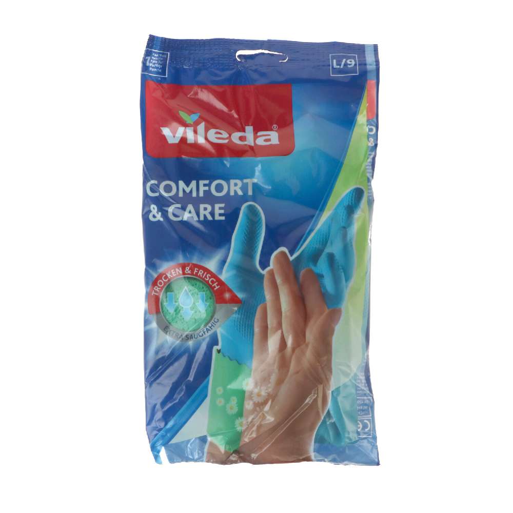 Vileda Reinigungszubehör 1pcs Gloves Comofort&Care Size L