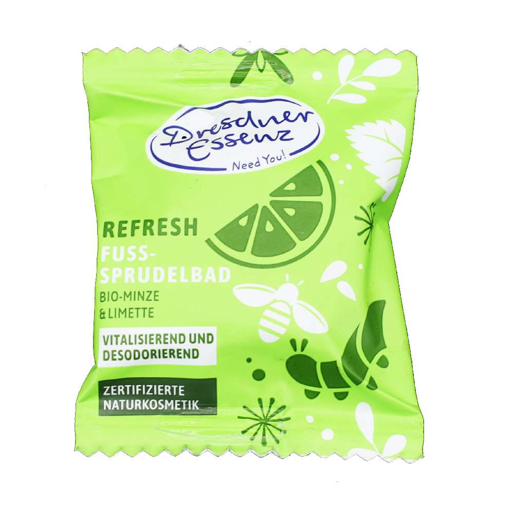 Dresdner Essenz Fuss-Sprudelbad 1Stück  Bio-Minze & Limette