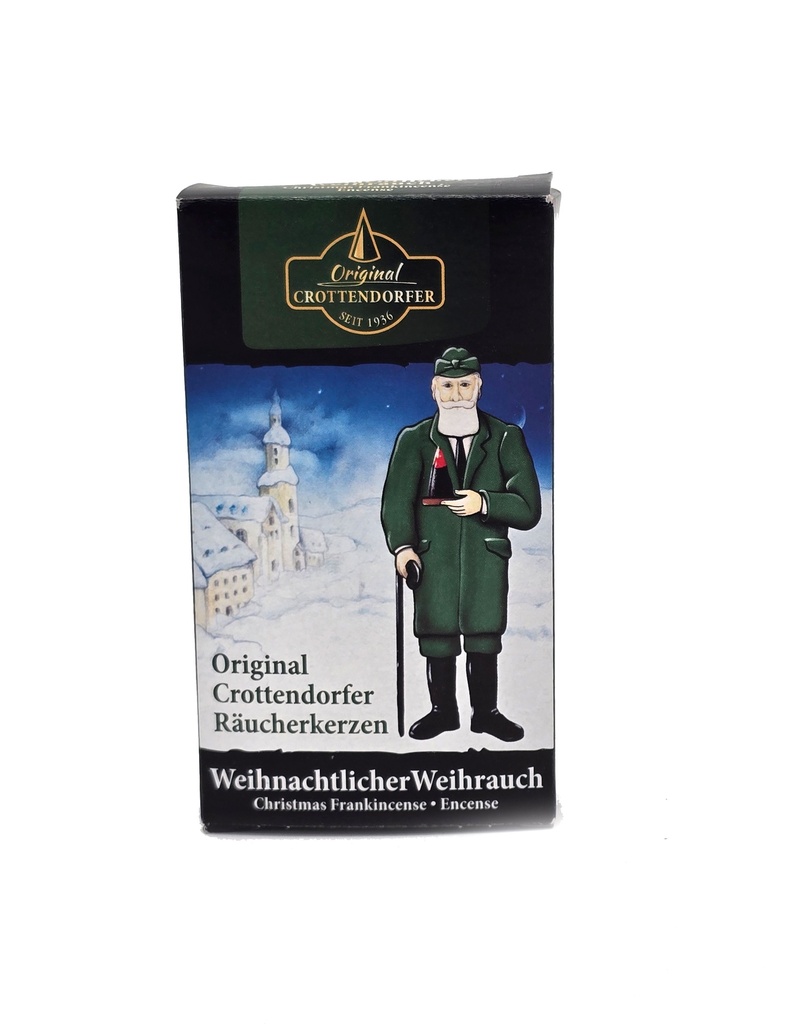 Crottendorfer Räucherkerzen - Weihnachtlicher Weihrauch 24 Stück