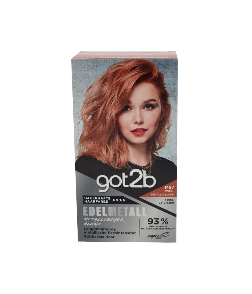 got2b Haarfarbe Edelmetall M97 Coral Metallic Blond