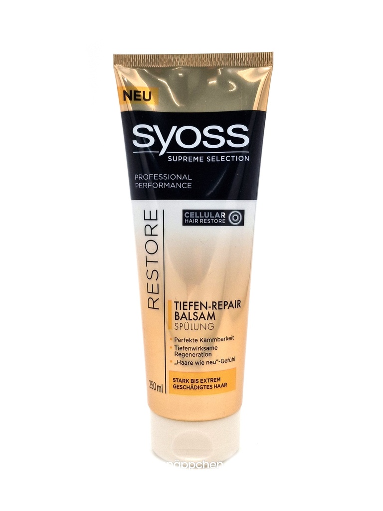 Syoss Restore Tiefen-Repair Balsam Spülung 250ml