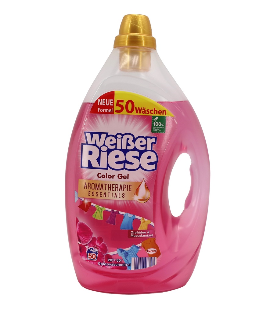 Weißer Riese Color Gel Aromatherapie Orchidee & Macadamiaöl 50 WL 2,5L