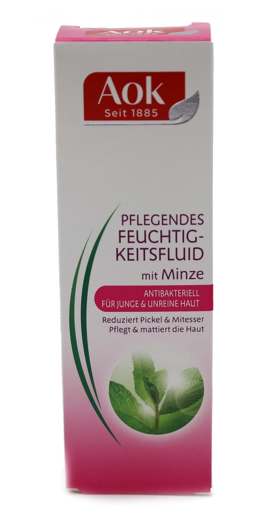 AOK First Beauty AOK Pflegendes Feuchtigkeitsfluid mit Minze 50ml