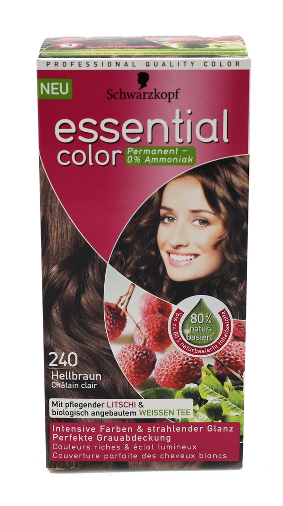 Schwarzkopf Essential Color 240 Hellbraun