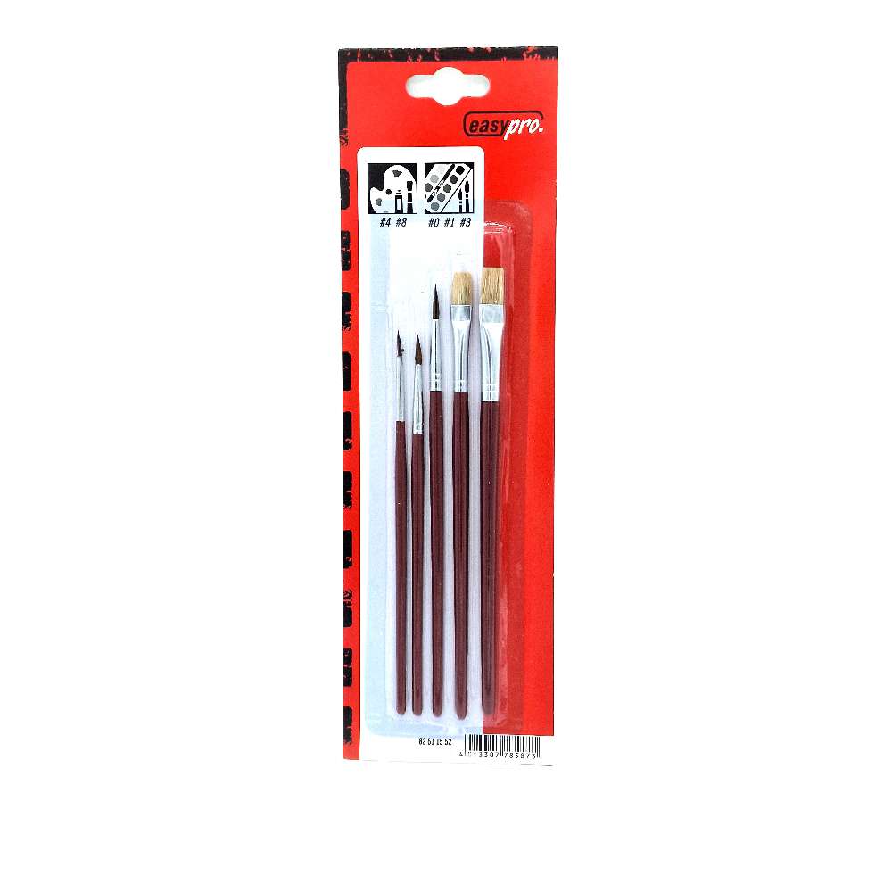 Hobby-Pinsel-Set, 5-tlg