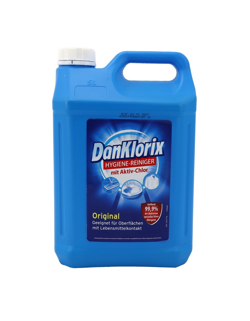 DanKlorix Hygiene-Reiniger Original Kanister 5 Liter