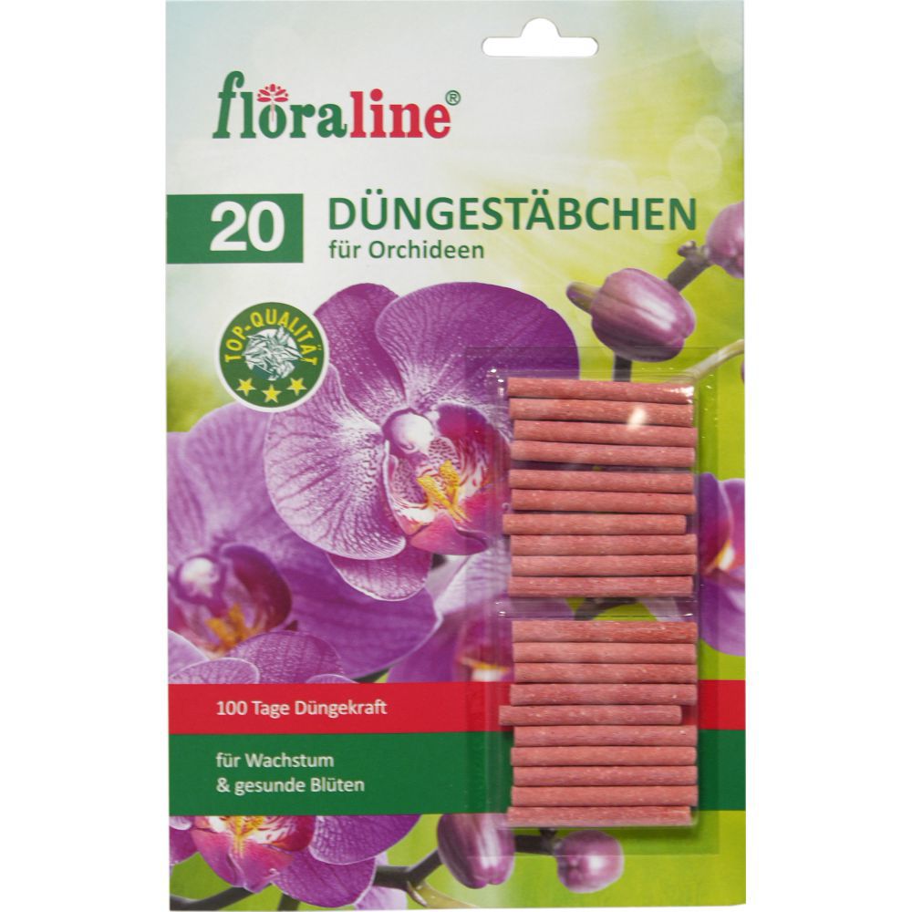 floraline Düngestäbchen für Orchideen 20er