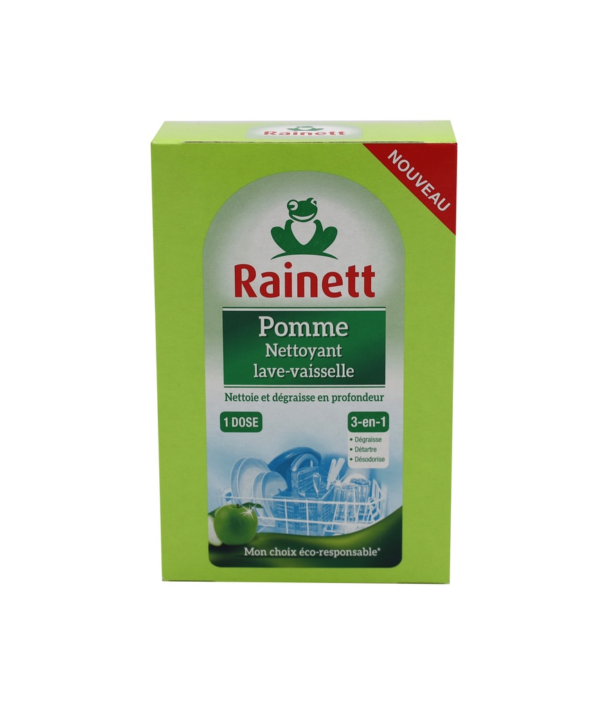 Frosch / Rainett Geschirrspül Reinigungspulver 3 in1 Apfel 1 Dose 125g