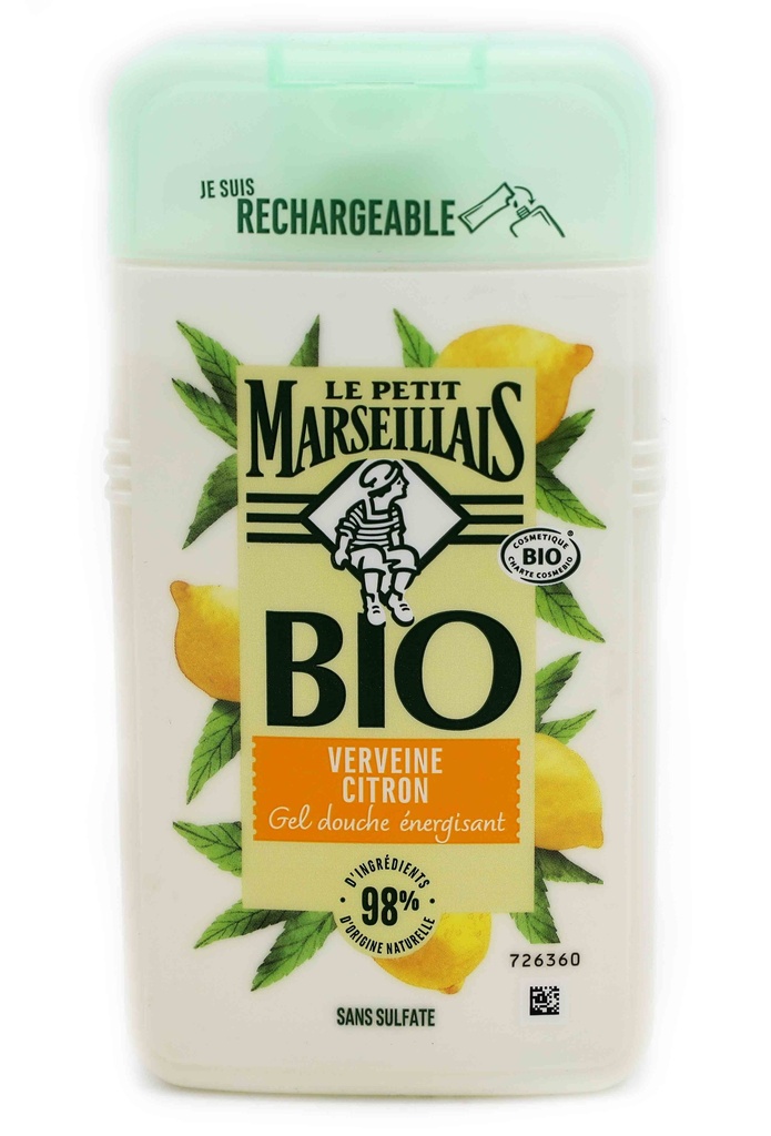 Le Petit Marseillais Energizing Duschgel Verbena Lemon Organic 250 ml