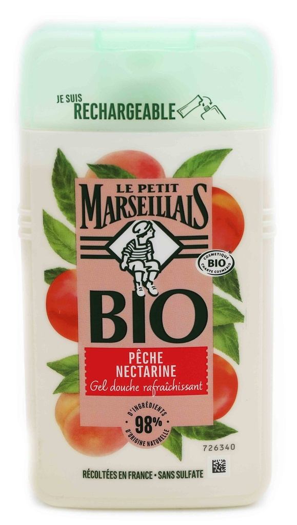 Le Petit Marseillais Erfrischendes Duschgel Pfirsich-Nektarine Bio 250 ml