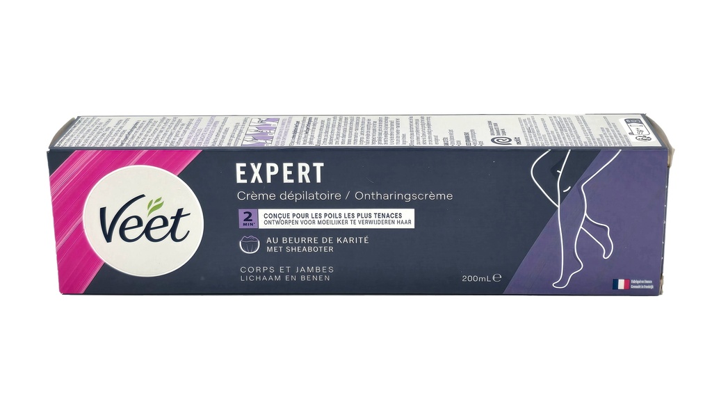 Veet Expert Haarentfernungscreme Körper & Beine 200 ml