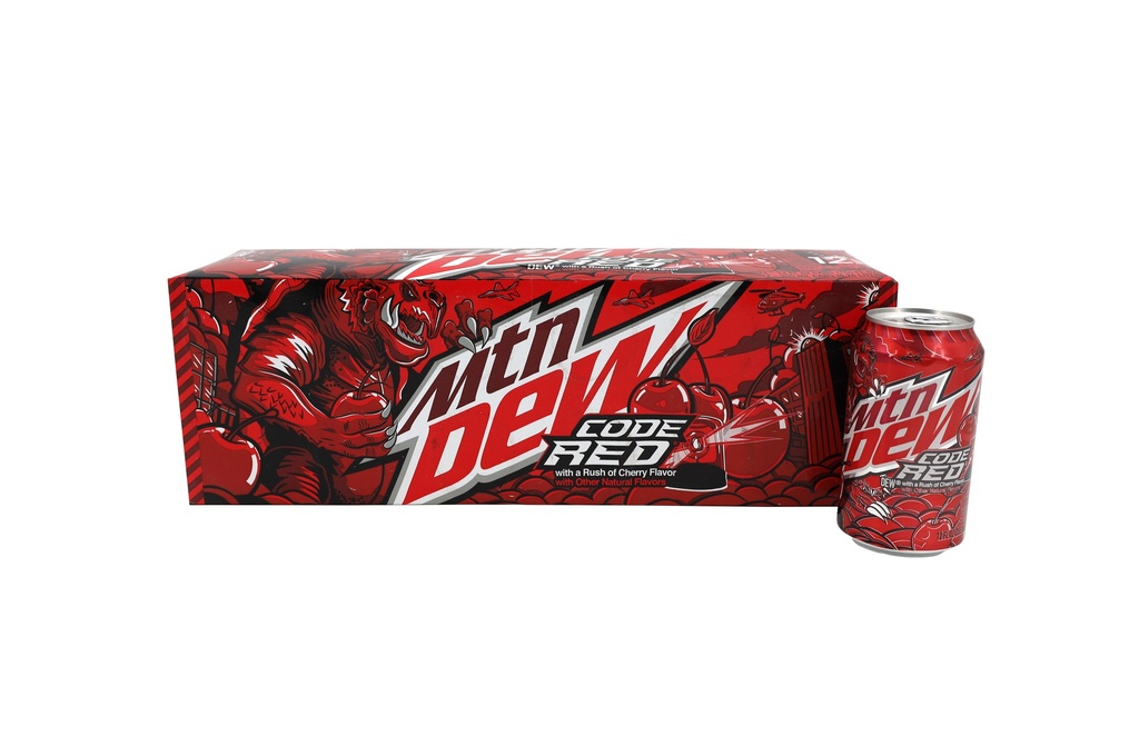 Mountain Dew USA Code Red 12x 355ml