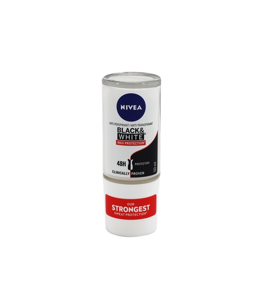 NIVEA Deo Roll-On Black & White Max Protect 50ml 