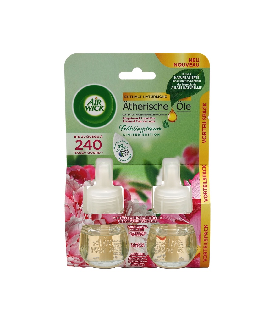 Air Wick Duftölflakon Nachfüller Rose & Lotusblüte 2x19ml