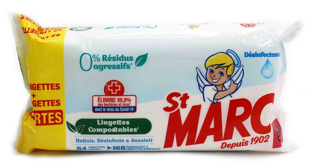 St Marc Multi-Reinigungstücher, 84 Stück, 0 % aggressive Rückstände