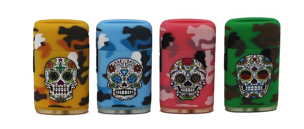 PROF Sturmfeuerzeug Camouflage mit blauer Flamme