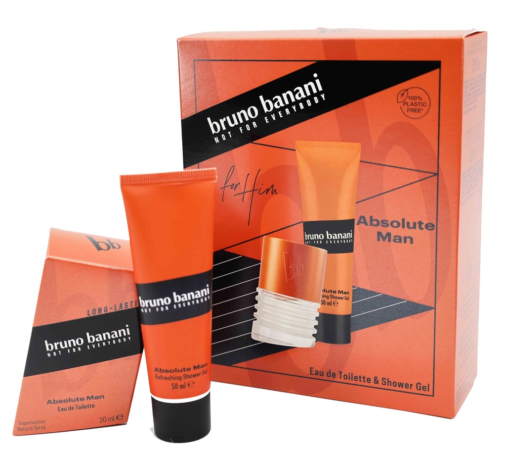 Bruno Banani Geschenkset Absolute Man EDT 30ml + Duschgel 50ml